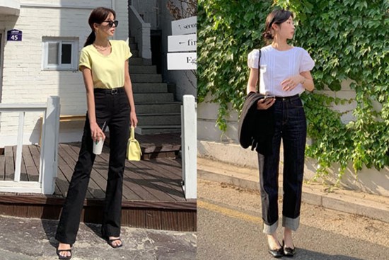 Mặc đẹp và thanh lịch với quần jeans đen