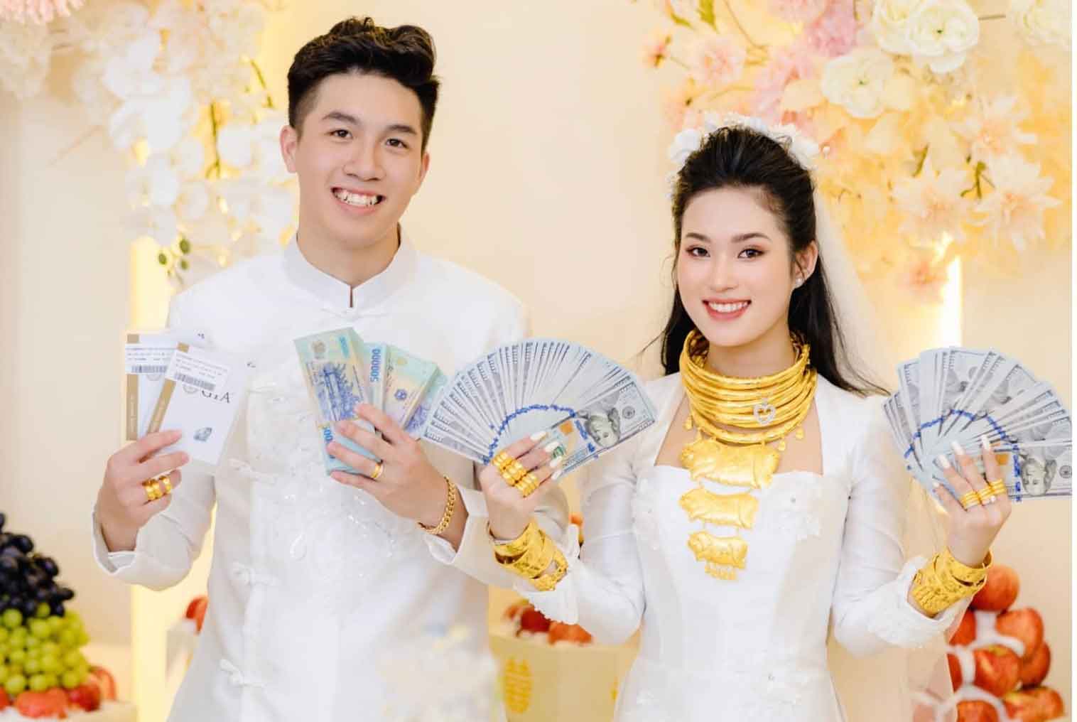 Cô dâu Long An nhận quà cưới chục tỷ trong ngày cưới-2