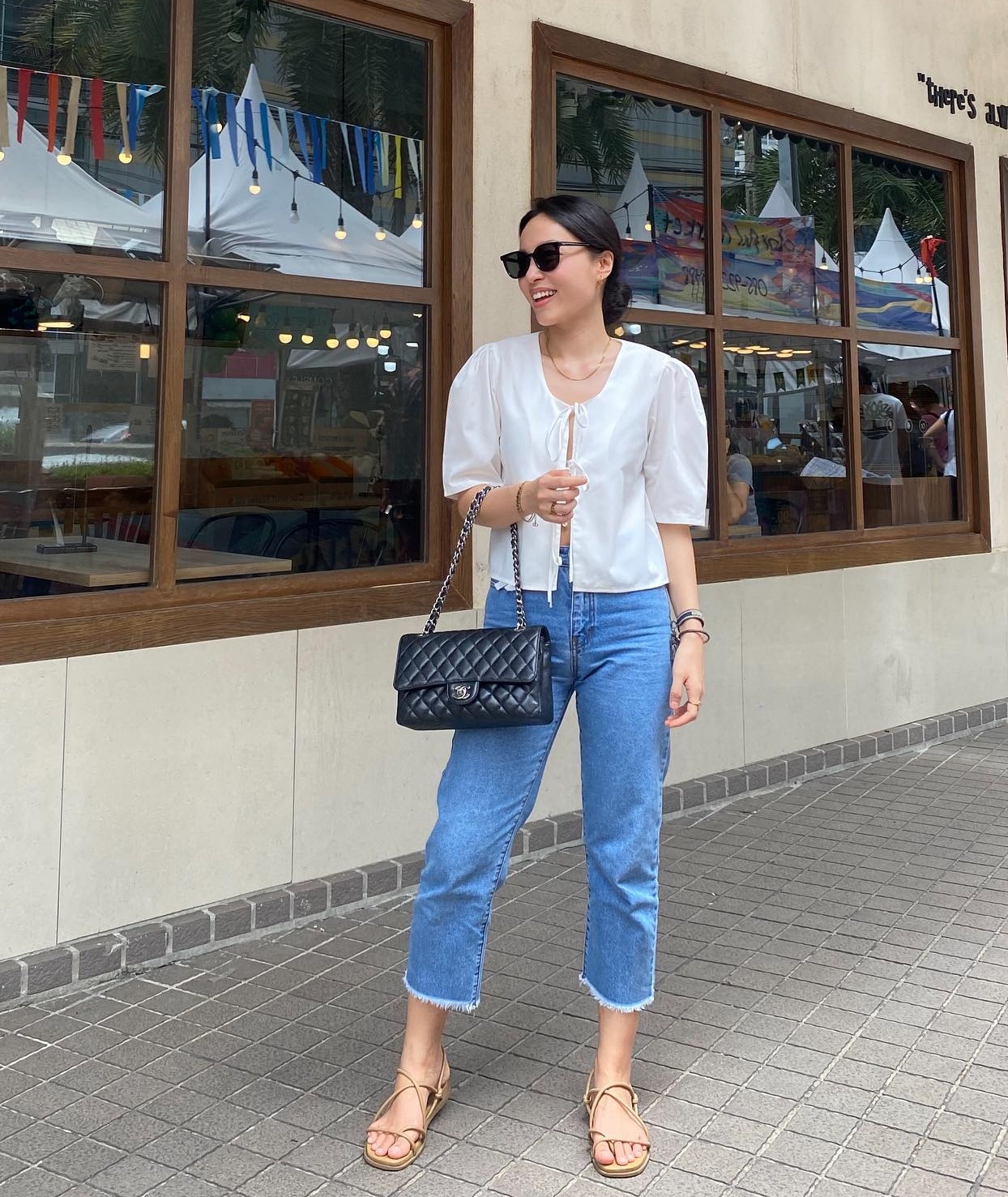 Mặc quần jeans ống đứng trẻ trung và tôn dáng như mỹ nhân Việt-9