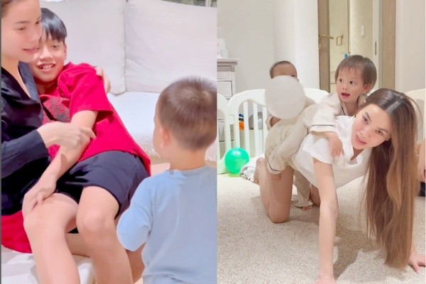 Cuộc sống giàu sang của 3 con nhà Hồ Ngọc Hà - Kim Lý trong căn biệt thự 30 tỷ ở khu đất vàng đắt nhất Sài thành-8