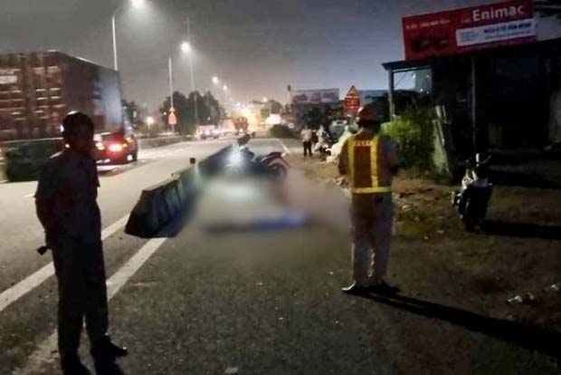 Ngã sau va chạm, thanh niên bị xe máy Air Blade tông tử vong-1