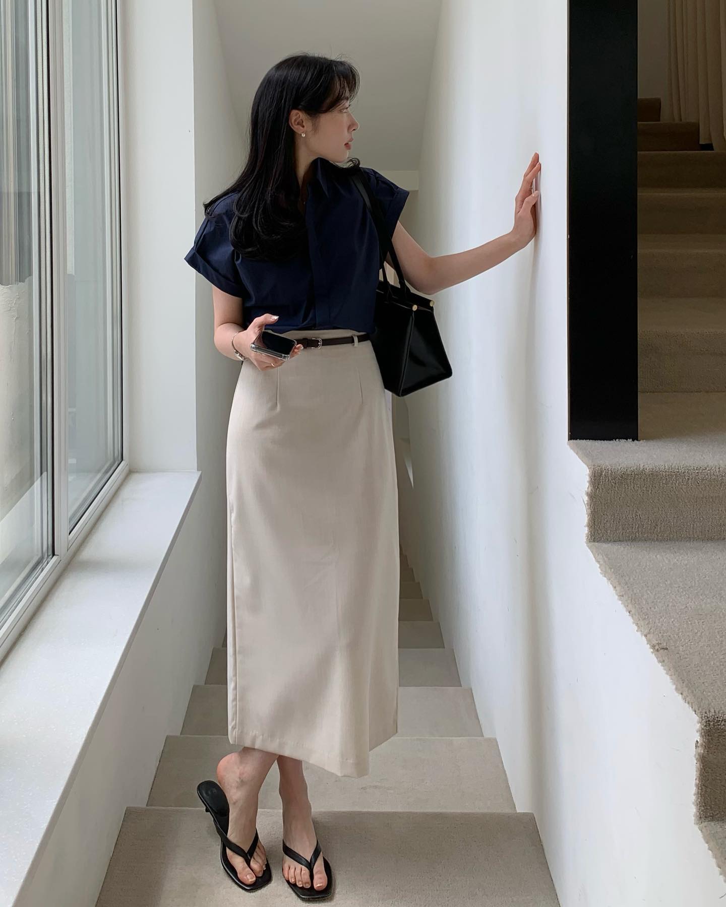 10 set chân váy theo phong cách tối giản-5