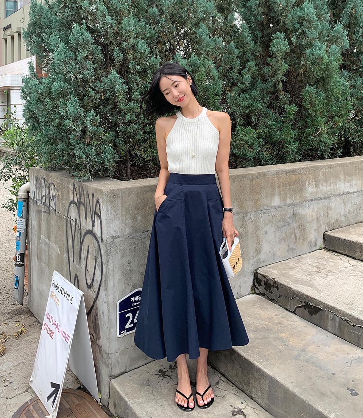 10 set chân váy theo phong cách tối giản-8