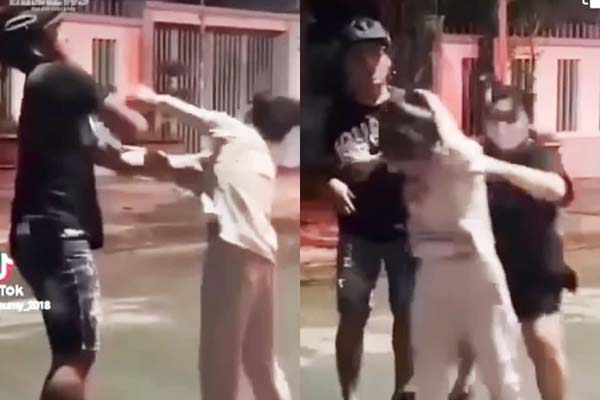Xác minh clip đôi nam nữ ở Hậu Giang đánh liên tiếp vào đầu cô gái trẻ-1