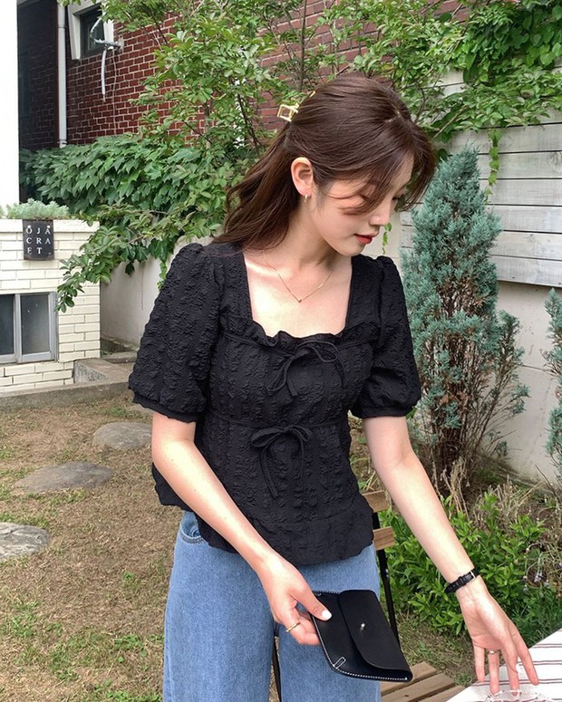 Gợi ý 10 kiểu trang phục nên diện khi để tóc kẹp càng cua-5