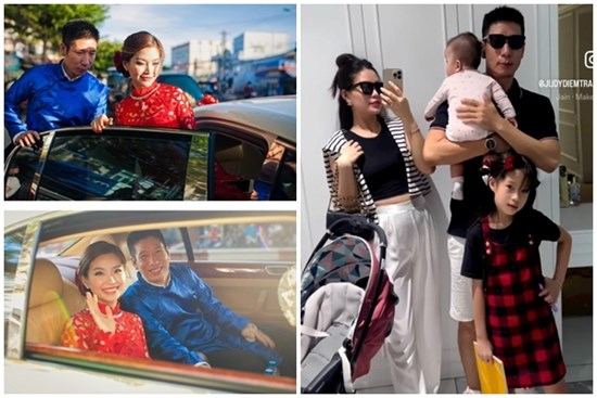 Á hậu từng gây 'rúng động' vì được rước dâu bằng xe 10 tỷ hiện ở trong căn hộ siêu sang, góc nào cũng 'sống ảo'
