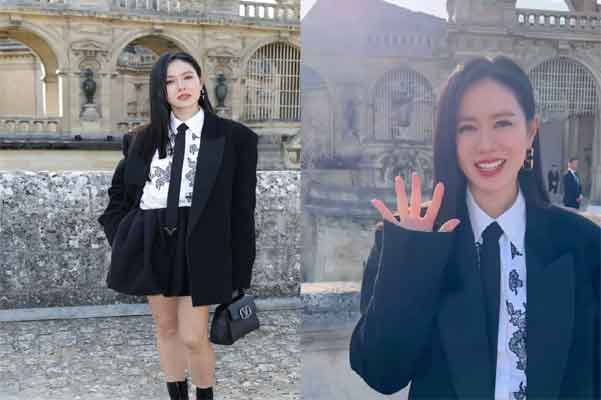 Son Ye Jin vô tình lần đầu hé lộ chân dung quý tử tại sân bay, diện mạo thế nào mà khiến netizen trầm trồ?-6