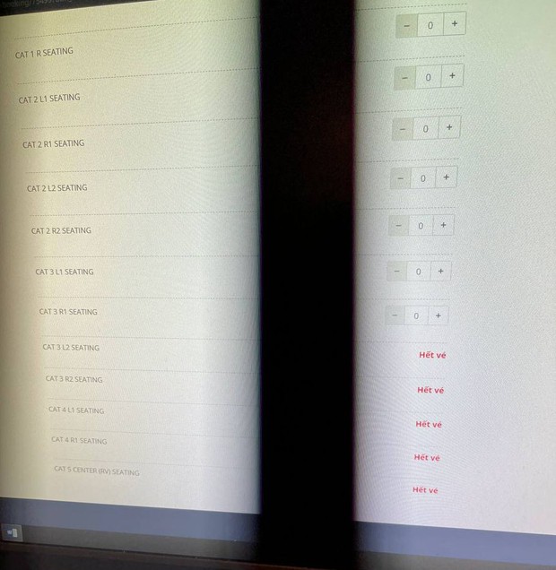 Trang web mua vé BLACKPINK lỗi không thể truy cập hơn 10 phút, nhanh chóng SOLD OUT vé VIP và nhiều hạng khác!-4