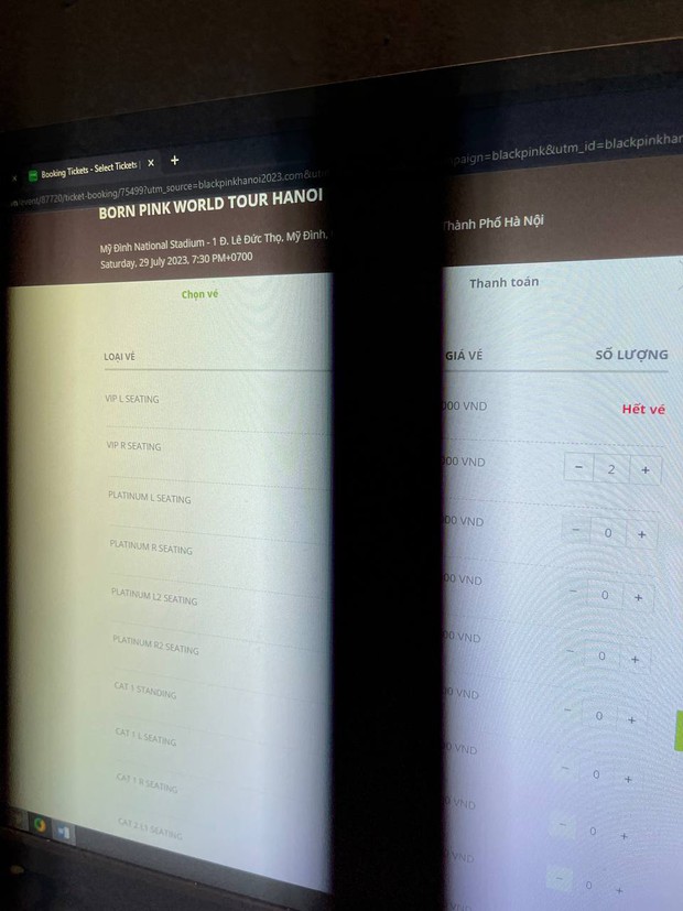 Trang web mua vé BLACKPINK lỗi không thể truy cập hơn 10 phút, nhanh chóng SOLD OUT vé VIP và nhiều hạng khác!-3