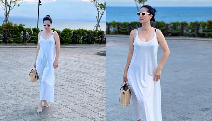 Thân Thúy Hà ở tuổi 45: Mẹ đơn thân một mình nuôi 2 con, ngoại hình xinh đẹp trẻ trung-2