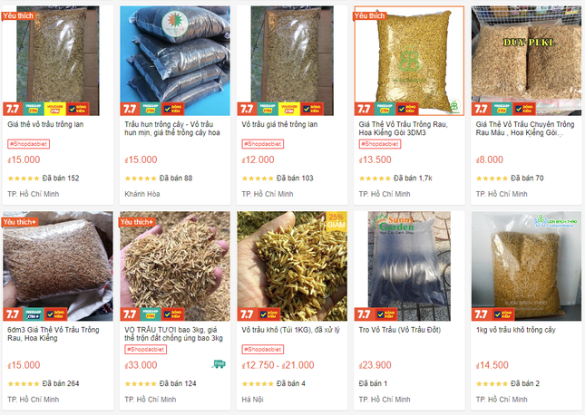 Lá khô, vỏ trấu vứt bỏ bỗng đổi đời trên sàn thương mại điện tử-4
