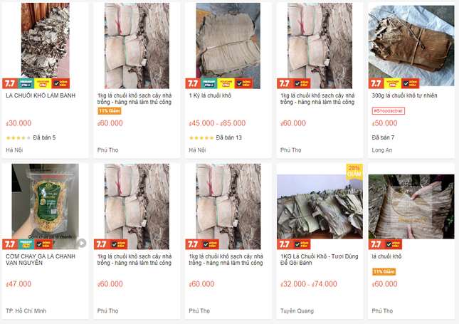 Lá khô, vỏ trấu vứt bỏ bỗng đổi đời trên sàn thương mại điện tử-7