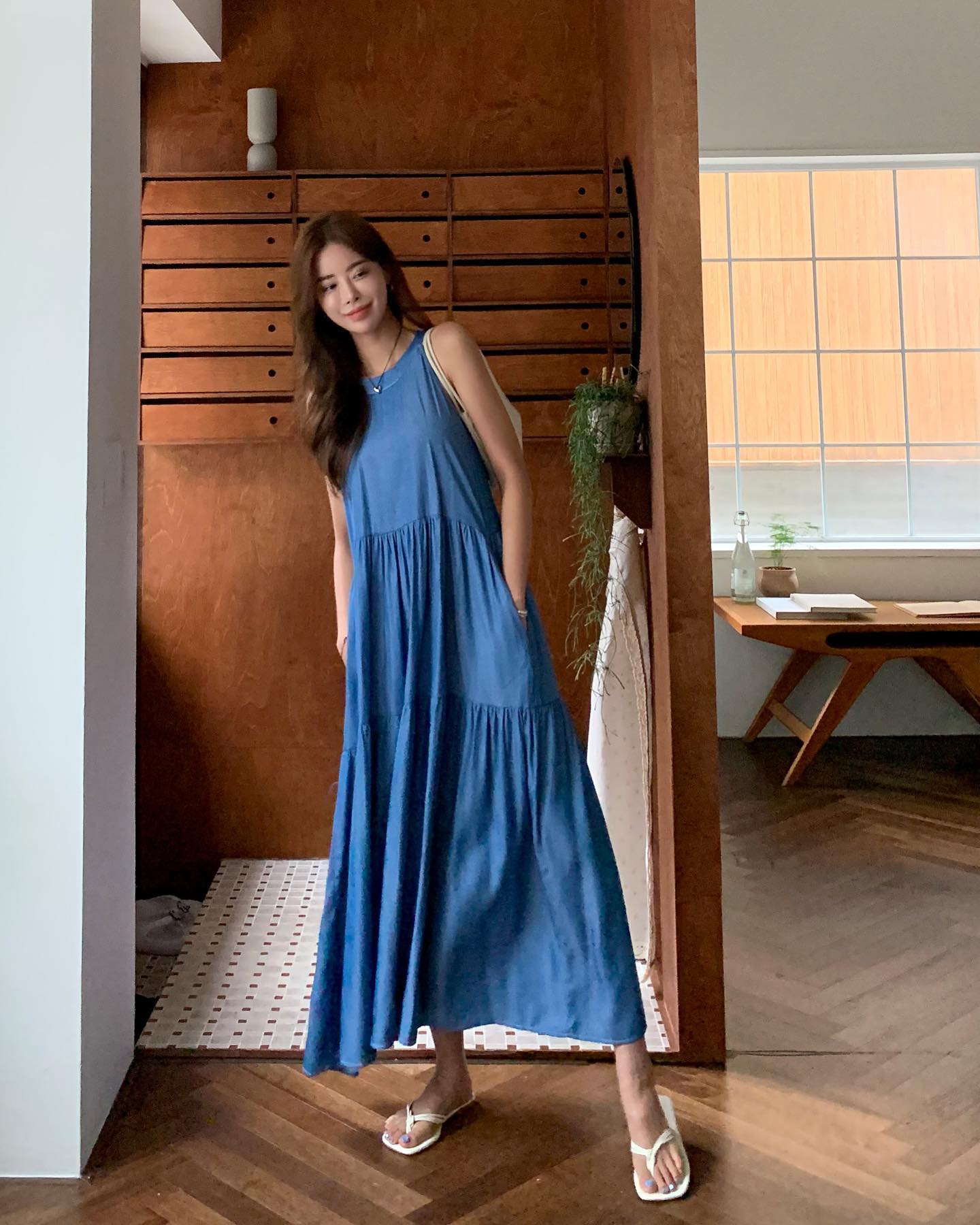 10 set váy maxi đơn giản mà vẫn ăn ảnh cho chuyến đi biển-8