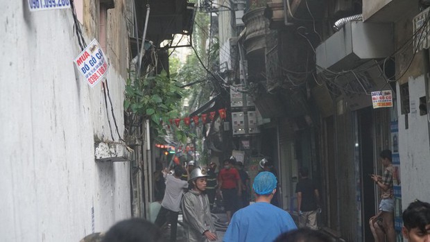 Nhân chứng kể lại vụ cháy khiến 3 người tử vong tại ngõ Thổ Quan-2