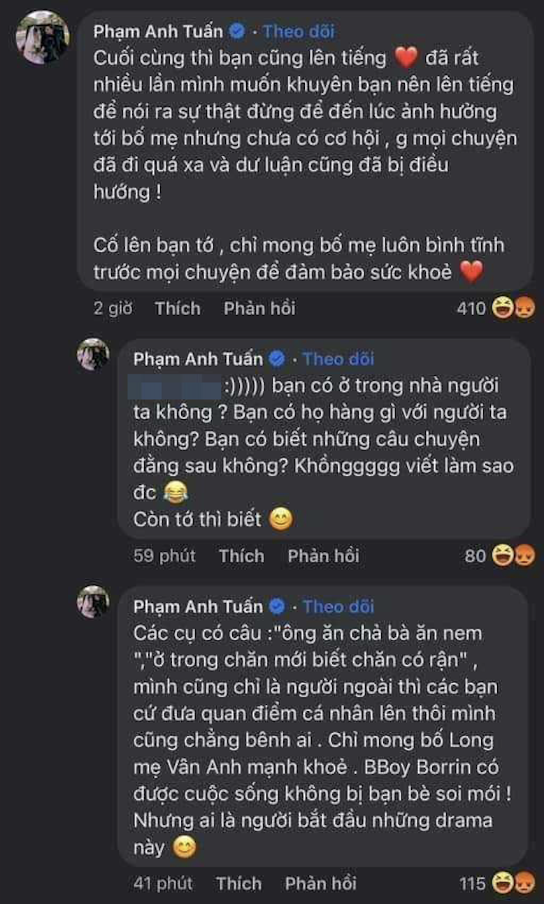 Bênh vực chồng cũ Diệp Lâm Anh, diễn viên Anh Tuấn Phố Trong Làng” nhận bão chỉ trích-1