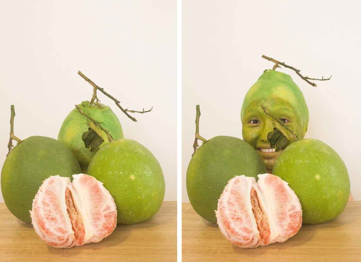 Cô gái Tày có biệt tài hoá trang, tự biến hình thành động vật, trái cây y như thật-5