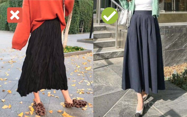 4 kiểu chân váy dáng dài tưởng đẹp nhưng lại lỗi mốt-1