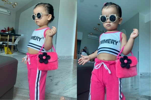 Võ Hạ Trâm lần đầu hé lộ ảnh con gái lai Ấn Độ lúc chào đời đen nhẻm giống bố, giờ 2 tuổi trắng trẻo, mặt nét xinh-8