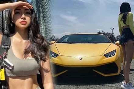 Chân dung hot girl Jessi Lương lái siêu xe Lamborghini, bên ngoài xinh đẹp, bên trong múi cơ trập trùng