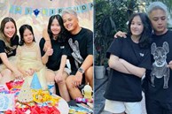 Hồng Đăng lộ diện khác lạ, cùng bà xã tổ chức sinh nhật cho con gái