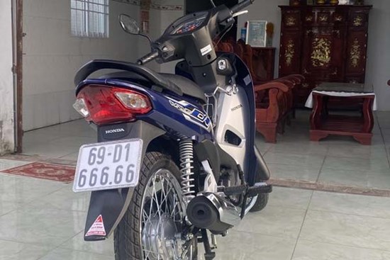 Xe máy biển ngũ quý 666.66 bán giá 'khủng' 235 triệu đồng