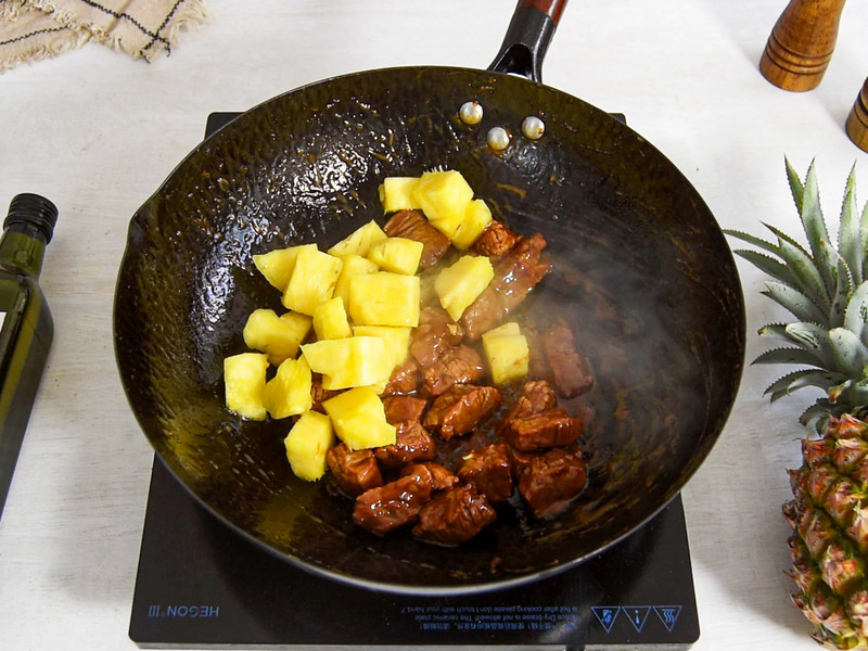 Bò sốt dứa chua ngọt cho bữa tối ngon cơm-5