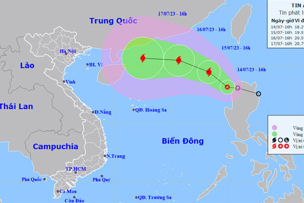 Áp thấp nhiệt đới vào Biển Đông, 2 kịch bản khi mạnh lên thành bão-1