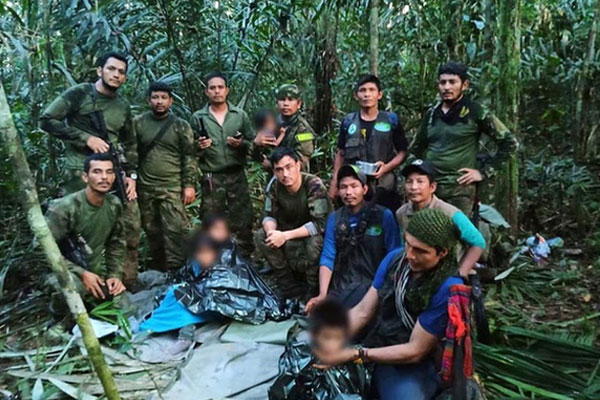 4 trẻ em Colombia sống sót trong rừng đã được ra viện-1