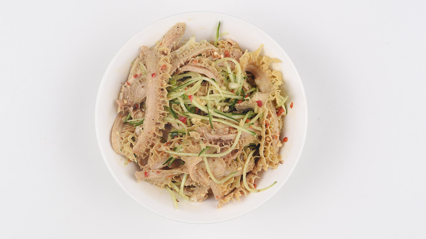 Cách làm sách bò trộn dưa chuột giòn dai hấp dẫn-6