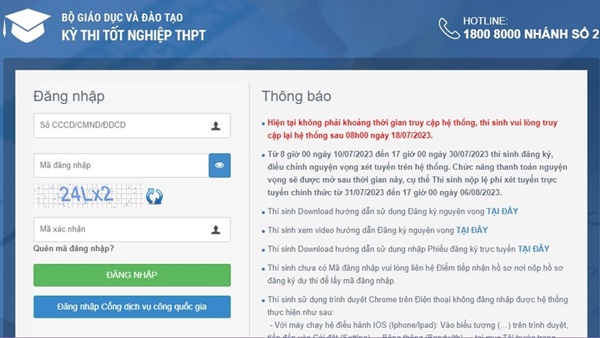 Hướng dẫn tra cứu điểm thi tốt nghiệp THPT năm 2023-1