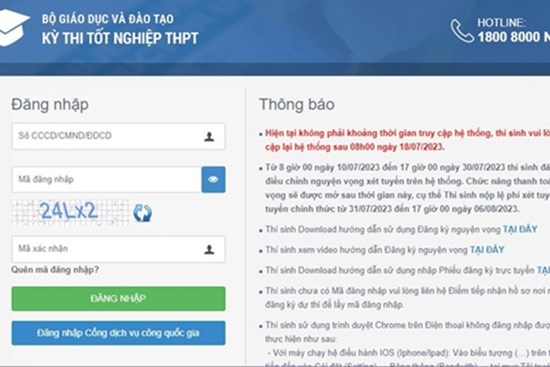 Hướng dẫn tra cứu điểm thi tốt nghiệp THPT năm 2023