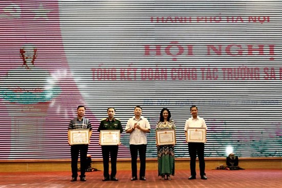 Tổng kết đoàn công tác Trường Sa thành phố Hà Nội năm 2023