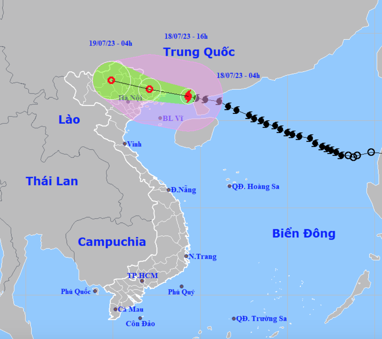 Bão số 1 cách Quảng Ninh khoảng 140km, tiến nhanh về đất liền-1