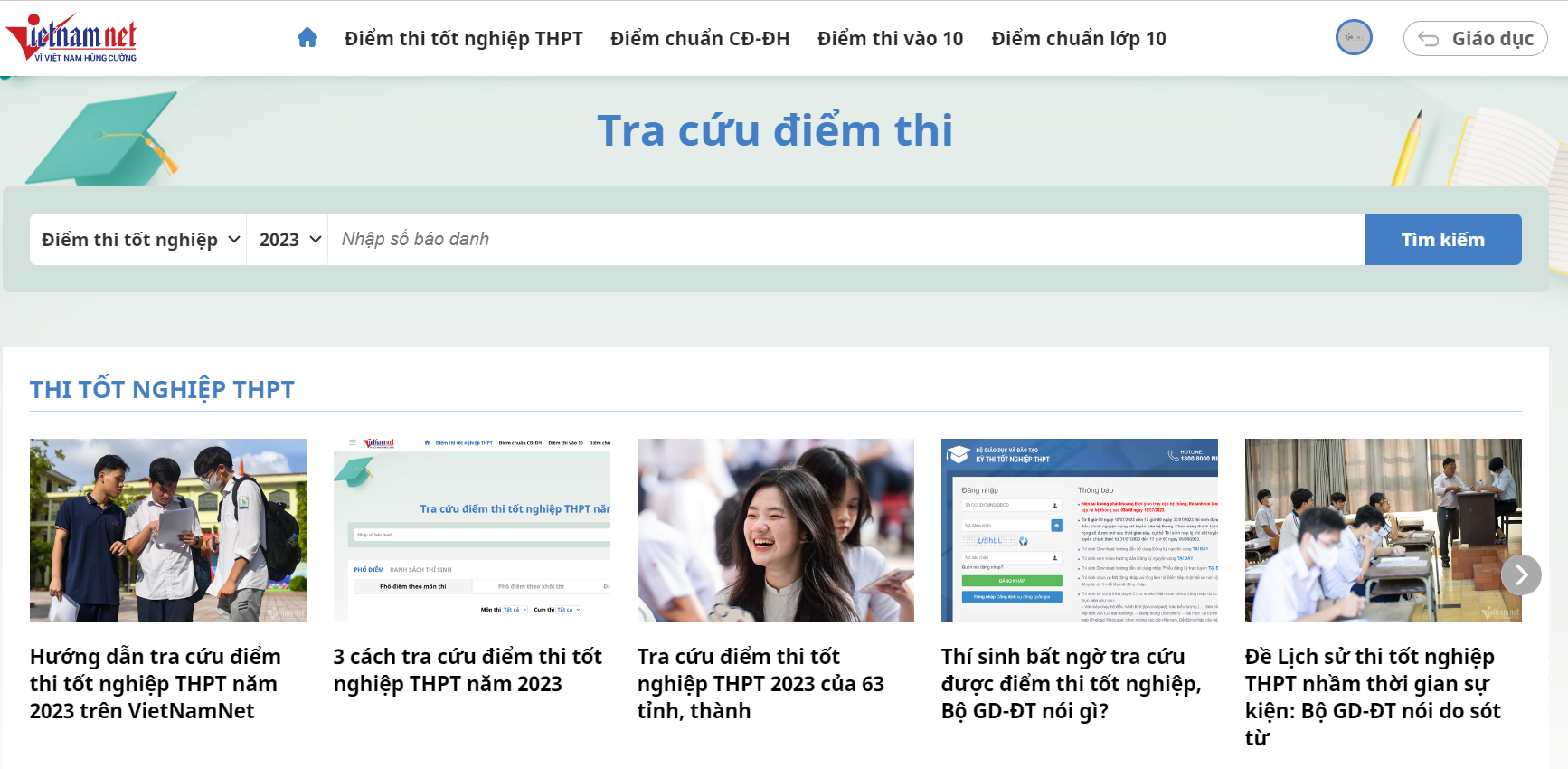 Sáng nay, công bố điểm thi tốt nghiệp THPT năm 2023-1