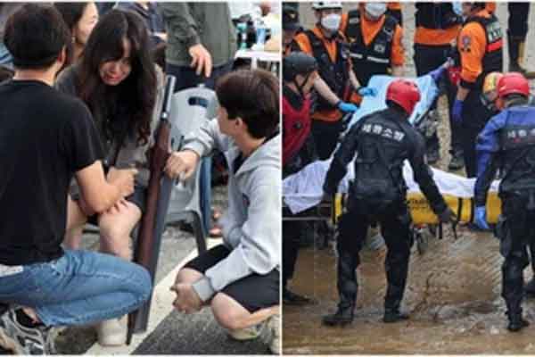 Vụ ngập hầm chui khiến 13 người tử vong: Camera ghi lại khoảnh khắc nước tràn, hầm Osong đầy nước chỉ trong vài phút-5