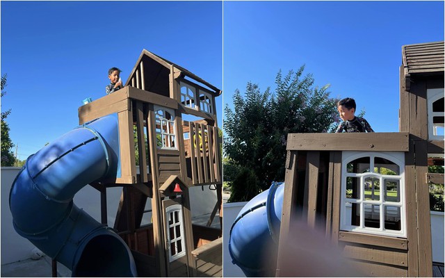 Hoa hậu Phạm Hương khoe công viên ngay trong vườn nhà, từng làm một việc khiến cha mẹ nào cũng thán phục-1