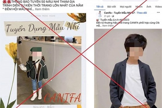 Bộ Công an cảnh báo thủ đoạn tuyển mẫu nhí chụp ảnh làm đại diện thương hiệu