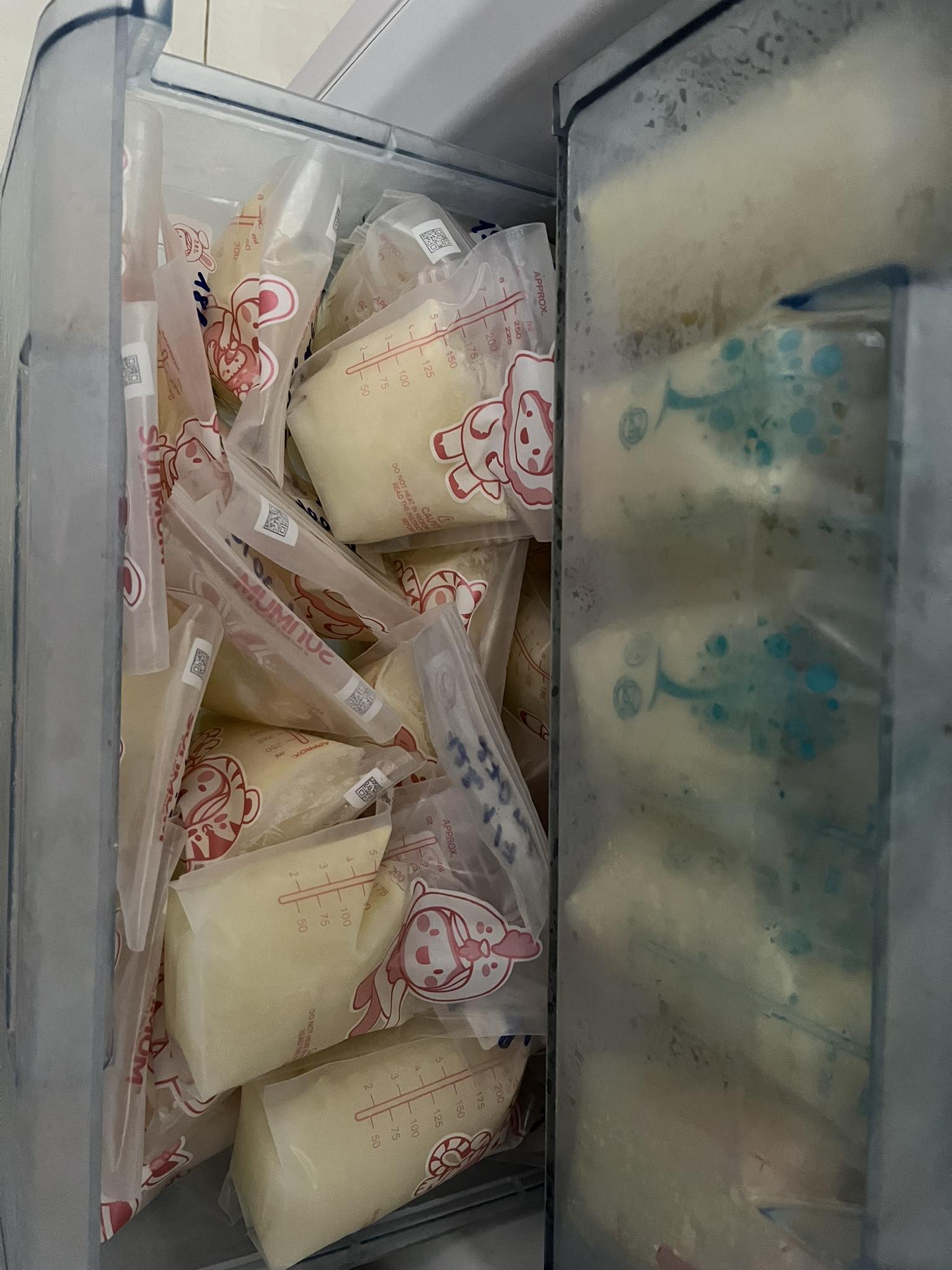 Mẹ GenZ flex một ngày hút 2 lít sữa, 2 tủ chật cứng không còn chỗ để-4