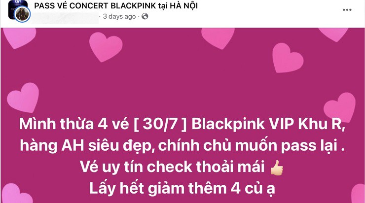 Loạn giá vé concert BlackPink: Cộng đồng mạng chia sẻ kinh nghiệm để không mất tiền oan-3