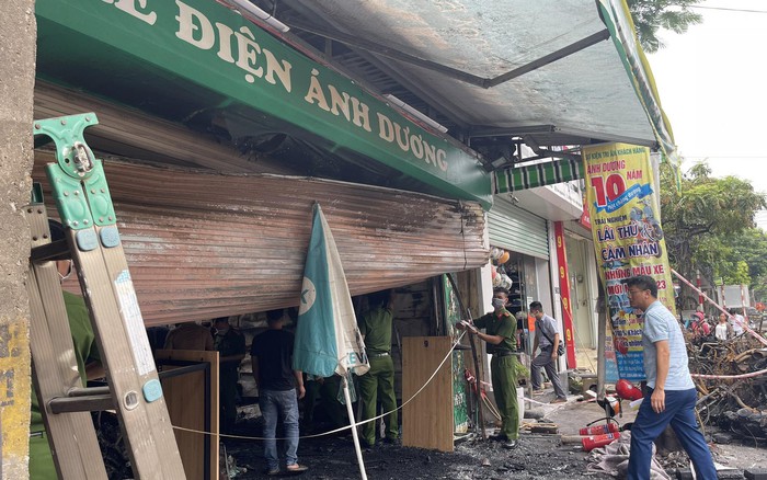 Vụ cháy nhà 3 người tử vong ở Hà Nội: 2 cháu bé sinh đôi may mắn thoát nạn-1