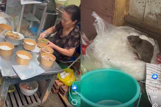 Người quay clip quán bún có chuột ở Hà Nội lên tiếng: Tôi thấy khiếp sợ-1