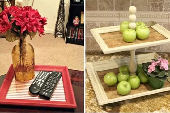 10 gợi ý biến khung ảnh cũ thành đồ dùng tiện ích trong nhà