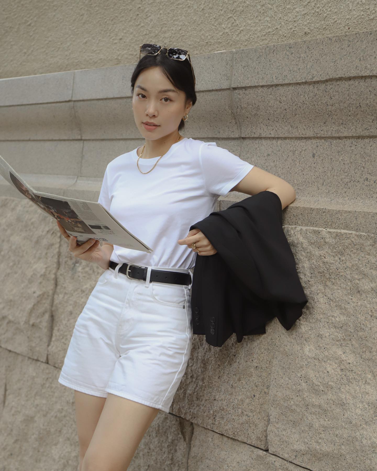 Diện quần short tôn dáng và thanh lịch như blogger Hà Trúc-5