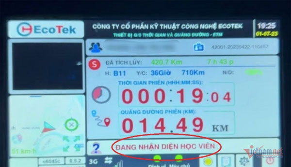 Thiết bị giám sát DAT ‘dở chứng’, học viên phải chạy xe lại hàng trăm km-2