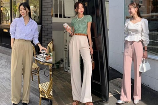 10 set quần âu sáng màu giúp phong cách công sở thêm trẻ trung