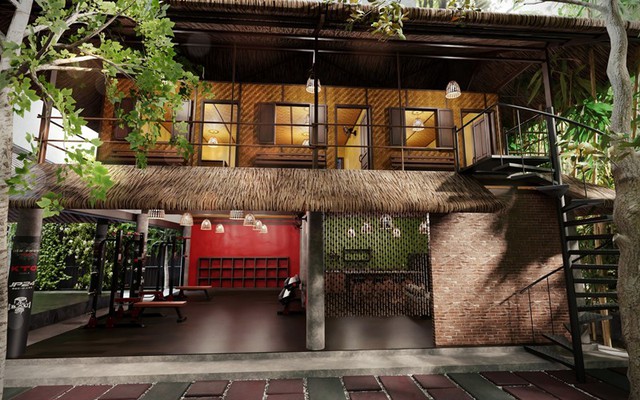 Tình cũ của Ngô Thanh Vân bất ngờ khoe chòi lá đẹp như resort - một võ đường đẳng cấp-5