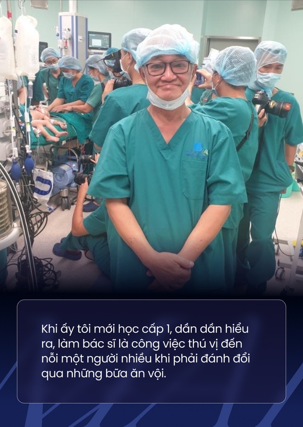 Bác sĩ trong ekip mổ Song Nhi qua lời flex của con trai: Ba tôi mặc như bác xe ôm và tự mổ ngón tay-3