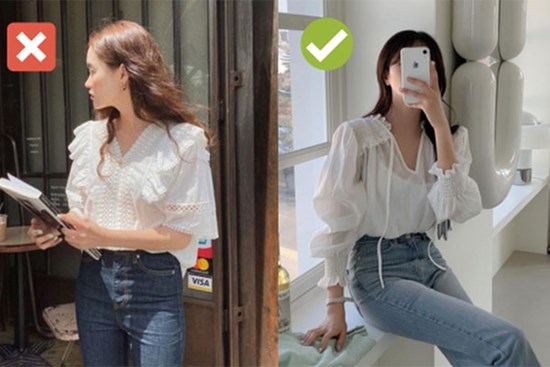 4 kiểu áo quen thuộc nhưng khiến vóc dáng bị thô