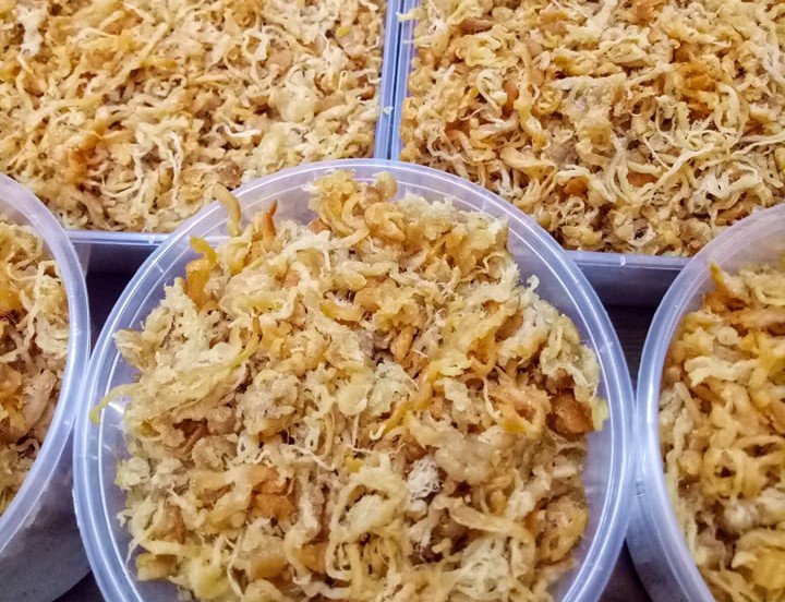 Ruốc làm từ thịt lợn giá hơn nửa triệu/kg vẫn đắt hàng, dân buôn ngày bán cả chục cân-2