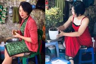 Cô chủ quán trà đá ở Hà Nội mỗi ngày mặc một bộ váy cá tính gây 'sốt' mạng